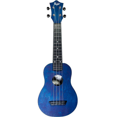 Ukulele Flight Soprano Azul C/Funda Y Afinador,Tus35packblu